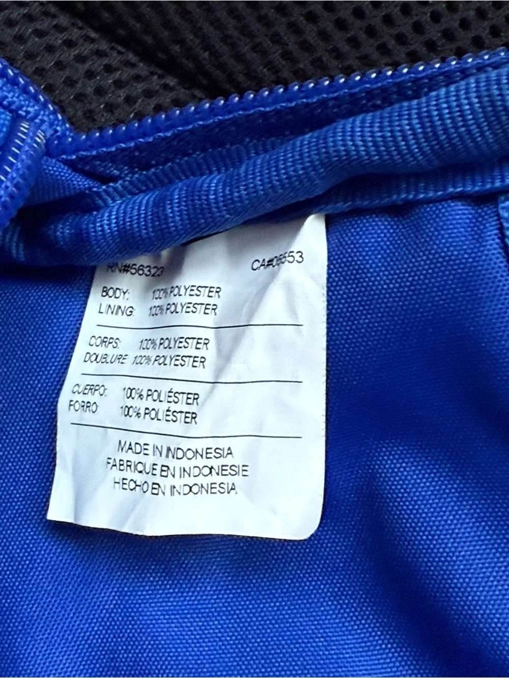 Nike Backpack Royal Blue Black Training Gym School Volleyball Team Logo